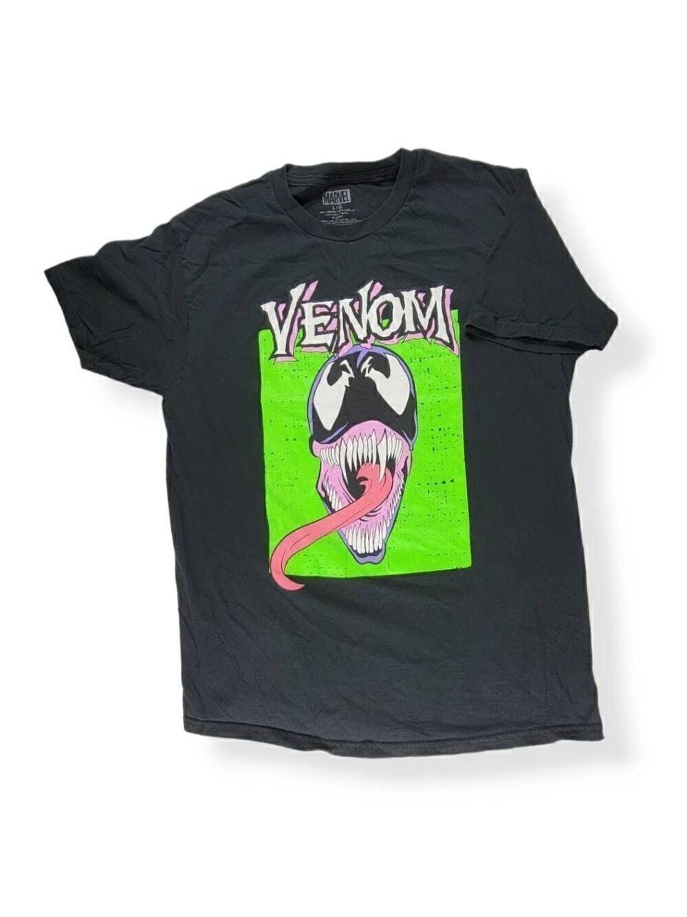 Marvel Venom Black Graphic Tee Large